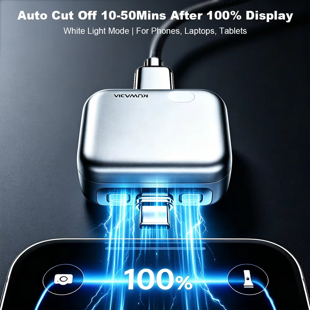 Smart Type-C Auto Cut-Off Adapter – Ultimate Battery Life Protector