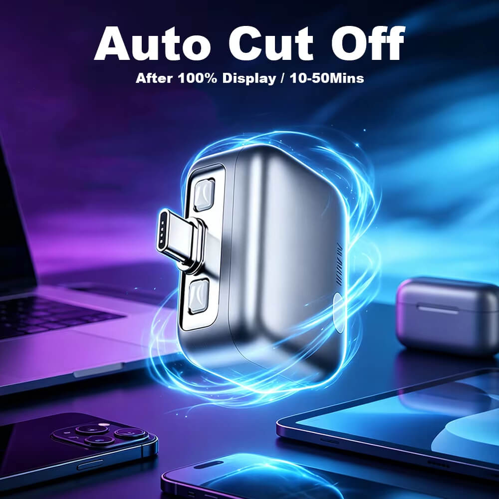 Smart Type-C Auto Cut-Off Adapter – Ultimate Battery Life Protector